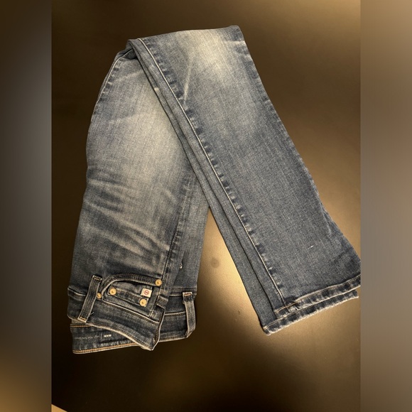 AG Denim Mari High-Rise Slim Straight Jeans - Size 25R - Picture 8 of 8